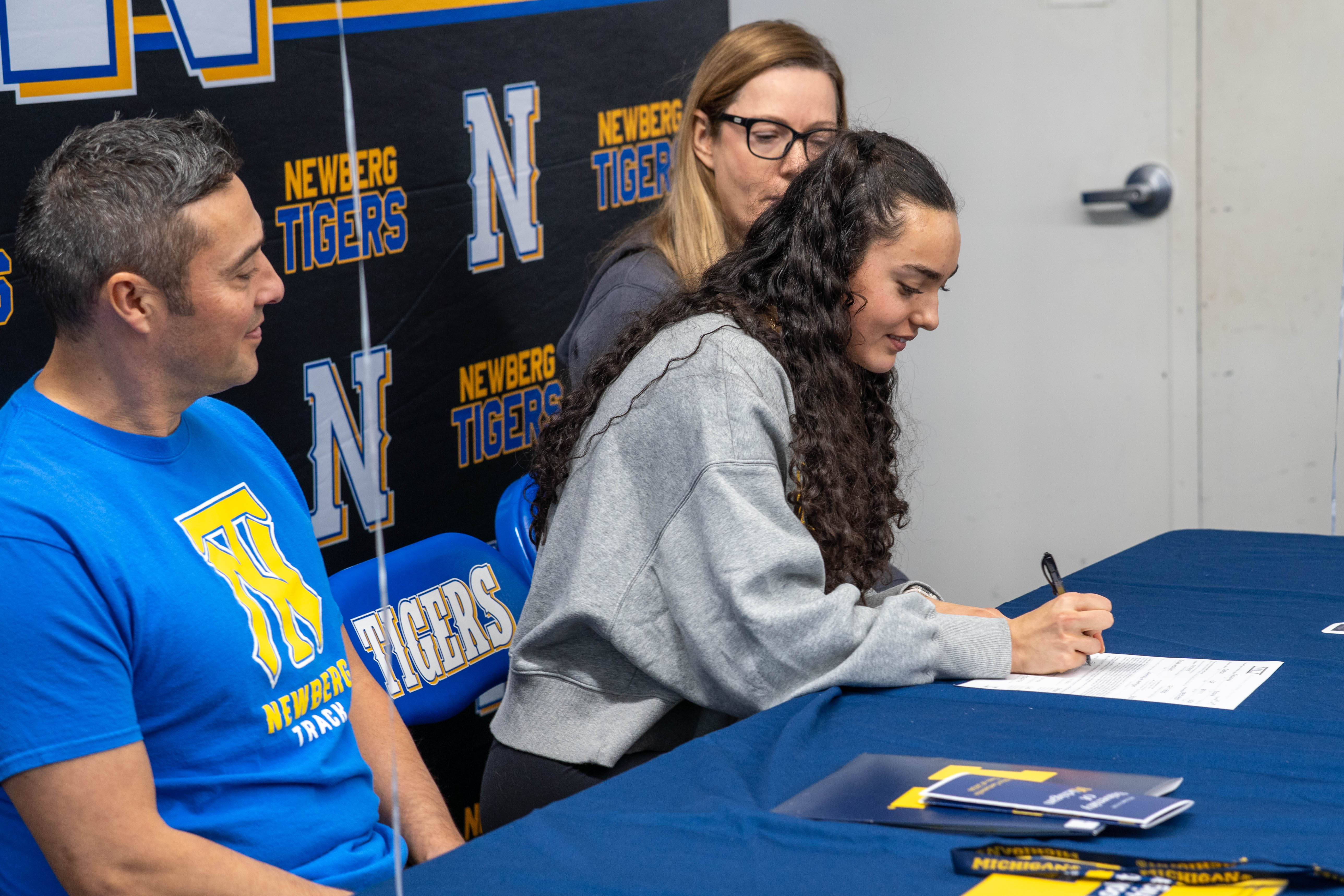 State Champion Sophia Castaneda Signs with University of Michigan