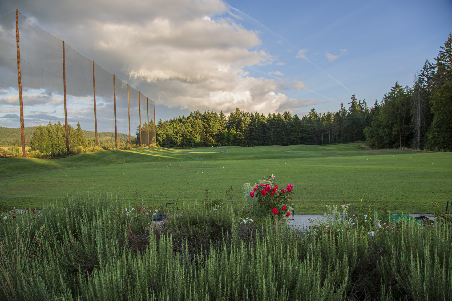 The driving range at Chehalem Glenn Golf Course in Newberg. (Photo courtesy CPRD)