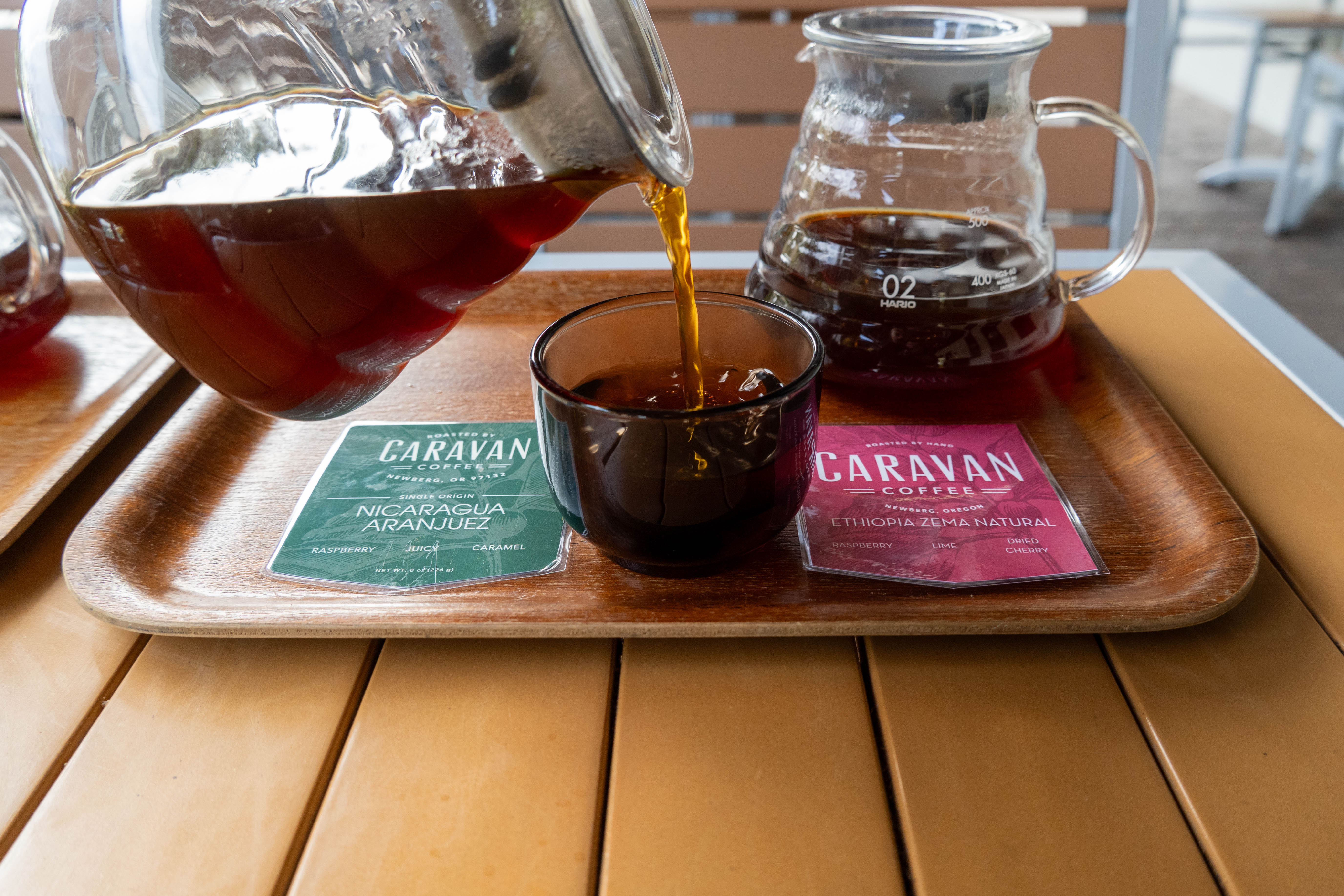 A Flight of a Different Flavor: Caravan Coffee Adds Coffee Flight